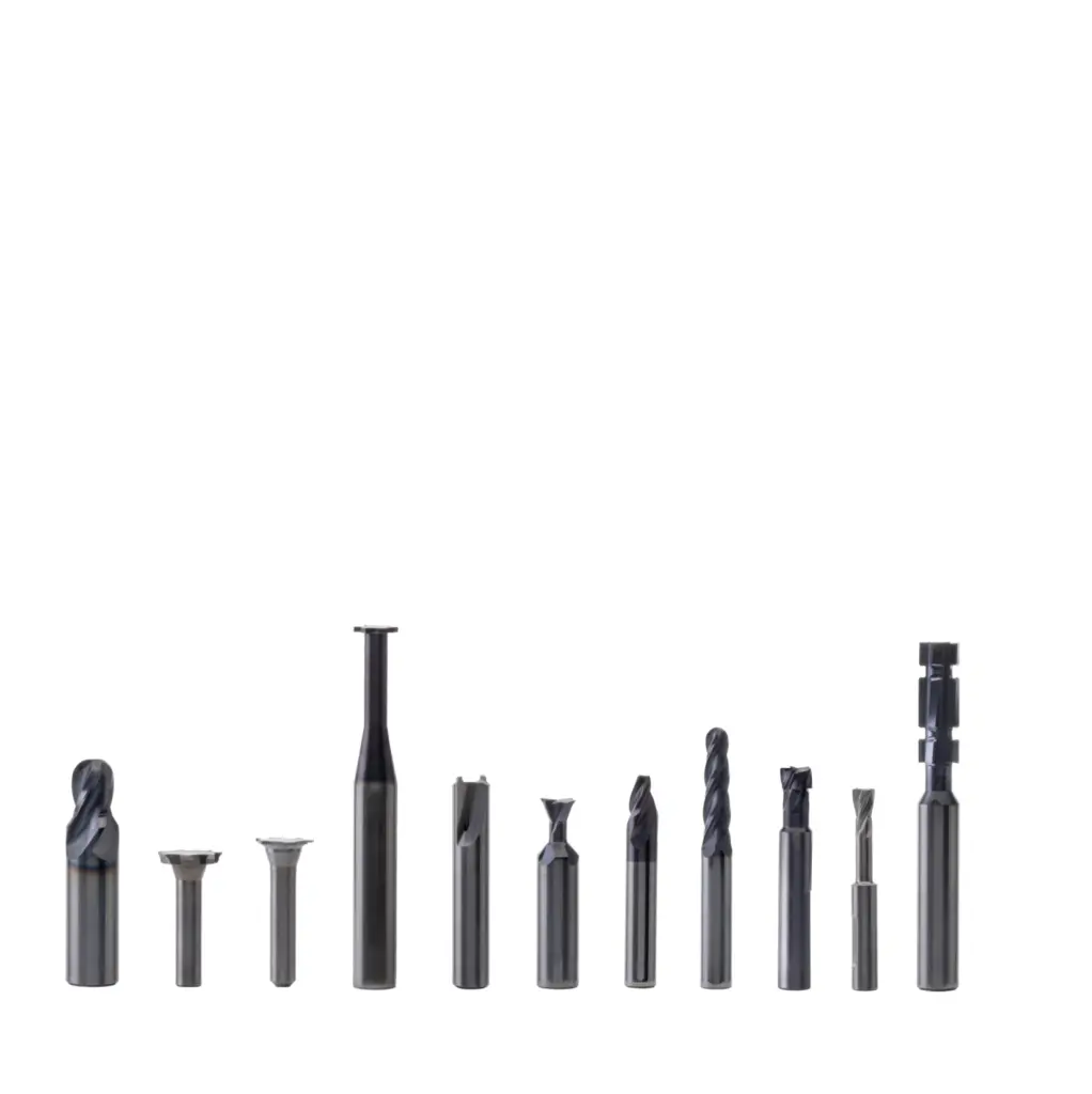 Frese speciali in M.D. per lavorazione acciai, ghisa , Aisi, Titanio, Inconel